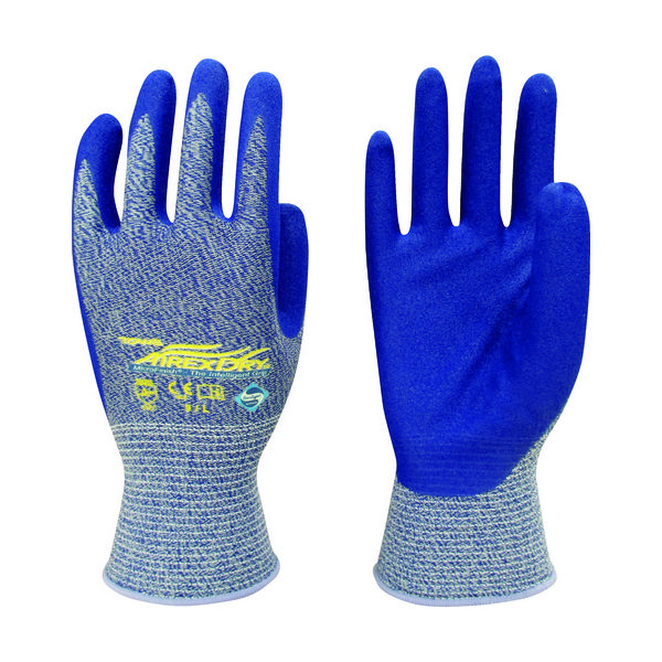 東和コーポレーション トワロン ニトリル背抜き手袋 AIREXDRY 9/L 530-L 1袋(1双) 864-1238（直送品）