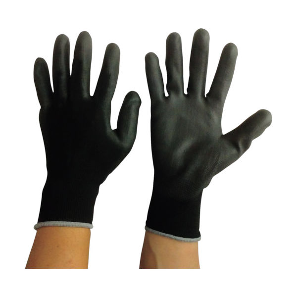 富士手袋工業 富士手袋 ウレタンメガ黒10P 5327-L 1組(10双) 114-8003（直送品）