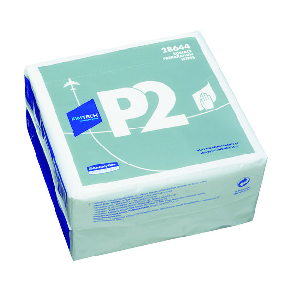 日本製紙クレシア クレシア 紙・不織布ウエス キムテク P2ワイパー 4つ折り 300×300mm 60770 1ケース(600枚)（直送品）