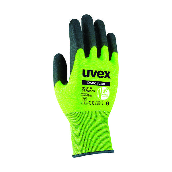 ウベックス UVEX 【売切商品】D500 フォーム サイズ M 6060468 1双 114-5218（直送品）