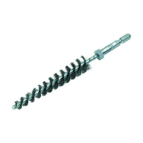 トラスコ中山 TRUSCO 六角軸テーパーネジリブラシ ステンレス線 0.2Φ 8Φ~16Φ穴用 6TNB-816-SUS 1本（直送品）