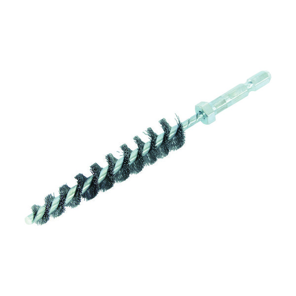 トラスコ中山 TRUSCO 六角軸テーパーネジリブラシ 硬鋼線 0.2Φ 8Φ~16Φ穴用 6TNB-816-WB 1本 116-3008（直送品）