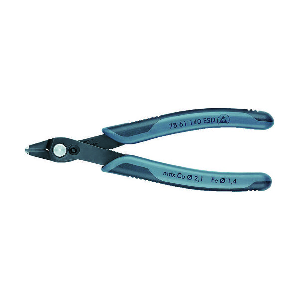 KNIPEX エレクトロニクス スーパーニッパー 140mm 7861-140ESD 1丁 116-1093（直送品）