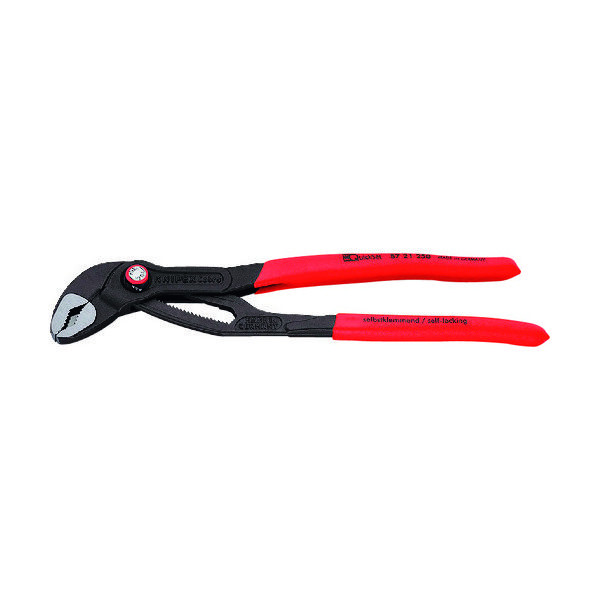 KNIPEX ウォーターポンププライヤー コブラクイックセット ソフトプラスチックハンドル 300mm 8721-300 1丁（直送品）