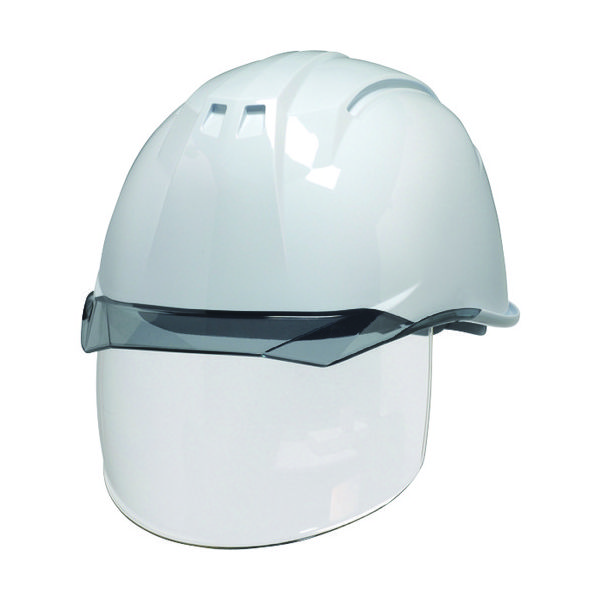 DIC 透明バイザーヘルメット(シールド面付) AA11EVOーCS KP 白/スモーク AA11EVO-CS-HA6-KP-W/S 1個（直送品）