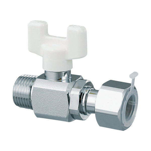 オンダ製作所 AE6型ボールバルブ R3/4 × ナット付アダプター(G3/4) AE6-20M 1個 116-1803（直送品）