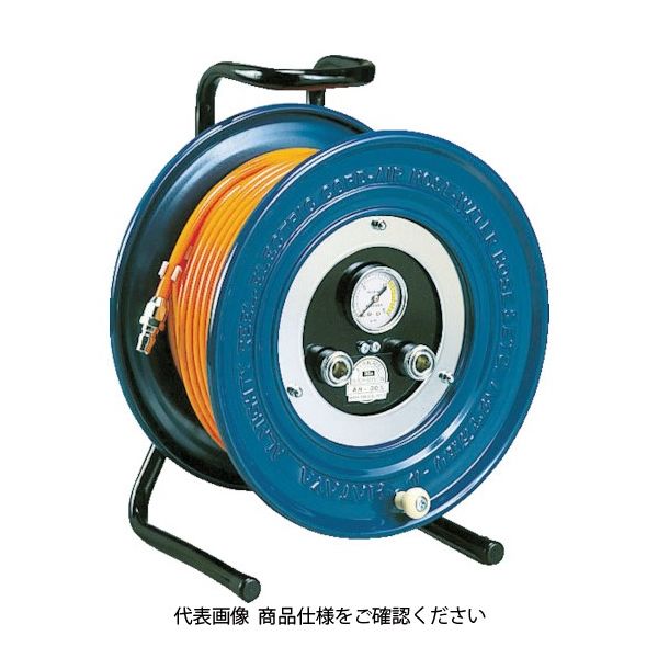 畑屋製作所 ハタヤ ロータリー機構内蔵エアーリール 20m 内径φ6.5 ポリウレタンホース AH-20 1台(1個) 838-7226（直送品）