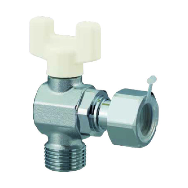 オンダ製作所 AL6型ボールバルブ R1/2 × ナット付アダプター(G1/2) AL6-13M 1個 116-1815（直送品）