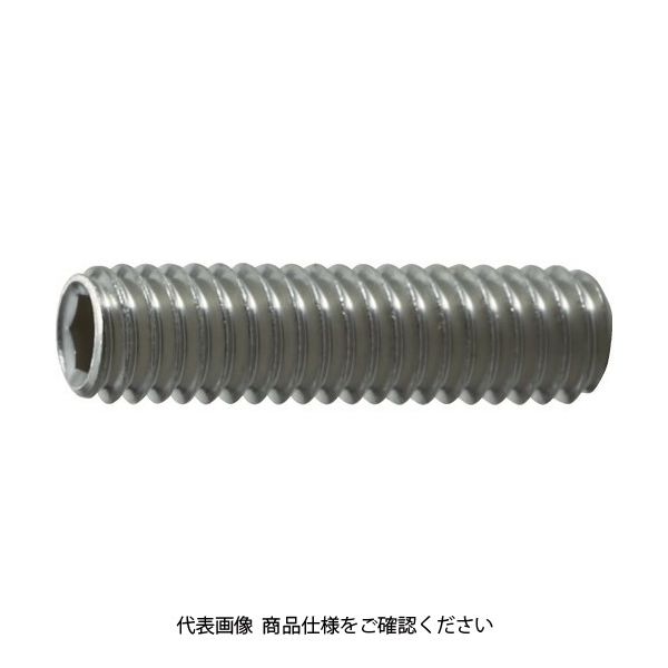 トラスコ中山 TRUSCO 六角穴付止めねじ 平先 ステンレス M4×4 55本入 B77-0404 1パック(55本) 116-2435（直送品）