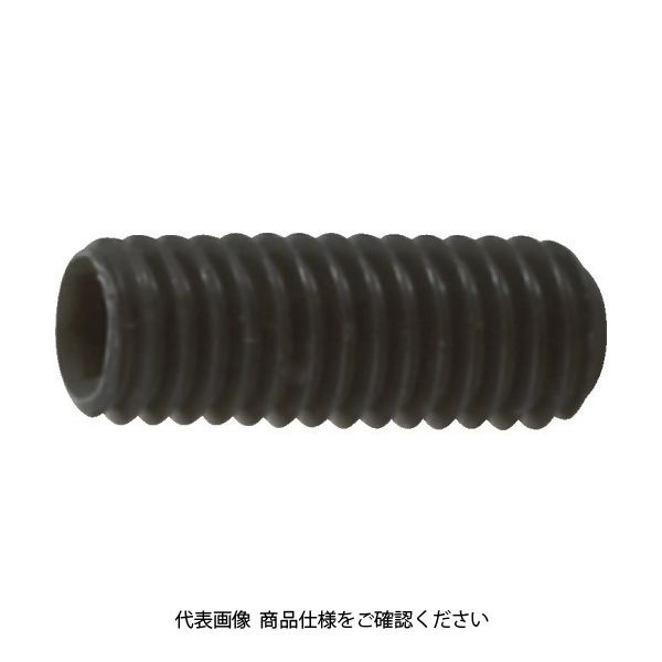 トラスコ中山 TRUSCO 六角穴付止めねじ 平先 黒染め M3×10 80本入 B63-0310 1パック(80本) 116-2540（直送品）