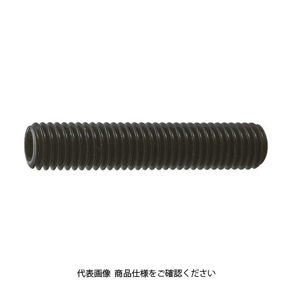 トラスコ中山 TRUSCO 六角穴付止めねじ 平先 黒染め M10×55 7本入 B63-1055 1パック(7本) 116-2609（直送品）