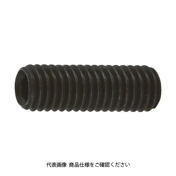 トラスコ中山 TRUSCO 六角穴付止めねじ 平先 黒染め M5×6 80本入 B63-0506 1パック(80本) 116-2559（直送品）