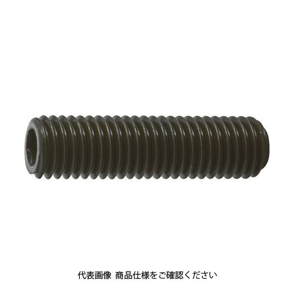 トラスコ中山 TRUSCO 六角穴付止めねじ 平先 黒染め M14×45 4本入 B63-1445 1パック(4本) 116-2638（直送品）
