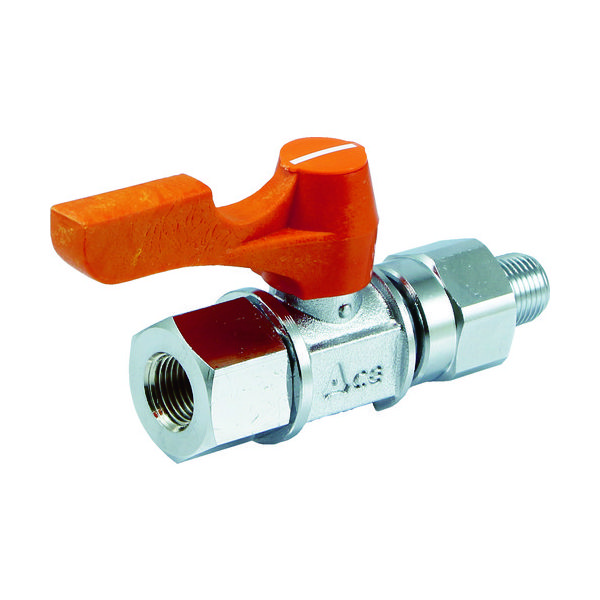 アソー ASOH エースボールRV 両テーパー 外×内ねじ型 1/4 BM-7922R 1個 102-7399（直送品）