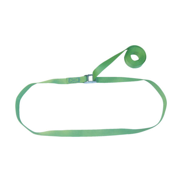 テザック TESAC ラッシングベルト(ベルト荷締機)カムバックル式エンドレスタイプ C03N040-000AG 1台(4m)（直送品）