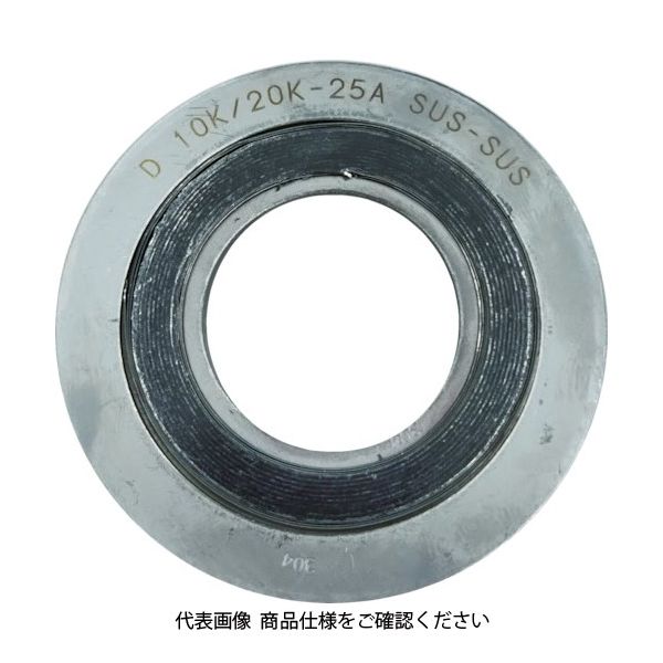 ダイコー グラファイト系渦巻き型ガスケット内外輪SUS 呼び径(A):50 D1000-10K-50A-4.5T-SUS-SUS-GR 1枚（直送品）