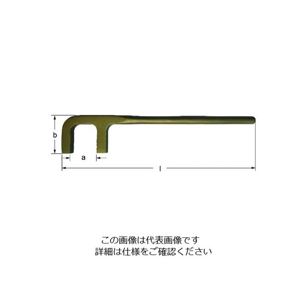 Ampco Ampcoスイス 防爆バルブウィールフック角型350mm CX1300B 1丁 102-6437（直送品）