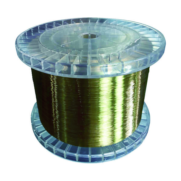 トラスコ中山 TRUSCO 黄銅ワイヤー(エコノミータイプ) 0.3 5Kg巻 EWT030-5 1巻 116-4541（直送品）