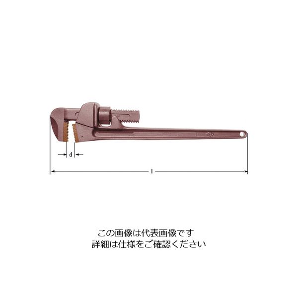 Ampco Ampcoスイス 防爆パイプレンチ ET0350B 1丁 102-6445（直送品）