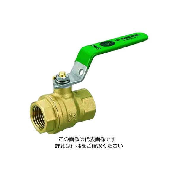 オンダ製作所 黄銅ボールバルブ FF2型(フルボアコンパクト) Rc1/2 FF2-15 1個 116-1653（直送品）