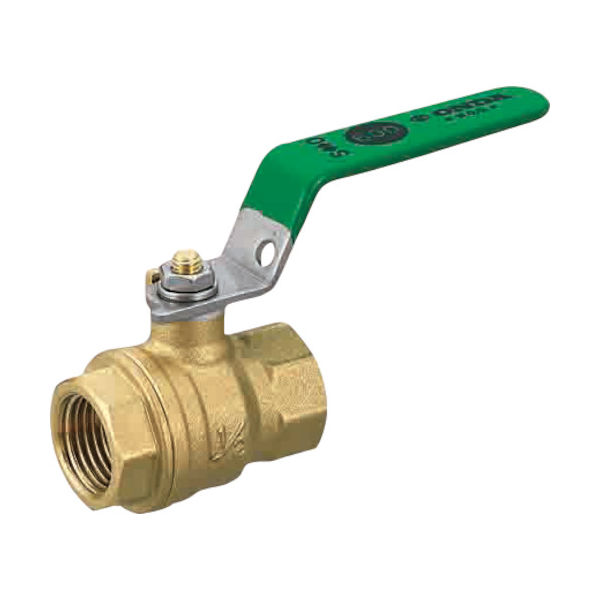 オンダ製作所 黄銅ボールバルブ FF2型(フルボアコンパクト) Rc1 1/4 FF2-32 1個 116-1656（直送品）