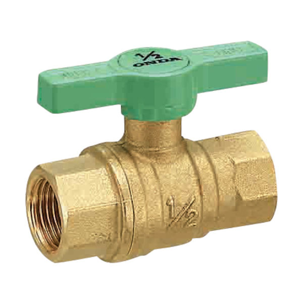 オンダ製作所 黄銅ボールバルブ FF型(フルボア) Rc2 Tハンドル FF-T50 1個 116-1718（直送品）