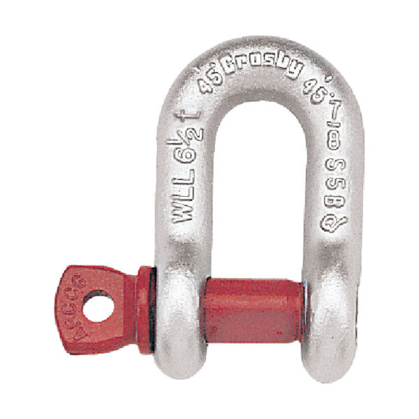クロスビー シャックル ねじ込み・ストレート 6.5t G210-22 1個 115-0034（直送品）