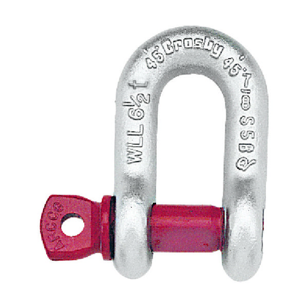 クロスビー シャックル ねじ込み・ストレート 0.5t G210-6 1個 115-0026（直送品）