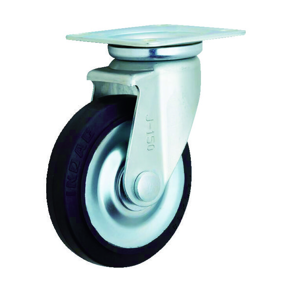 イノアックコーポレーション イノアック 中荷重用キャスター 旋回金具付 Φ200 GR-200WJ 1個 125-6604（直送品）