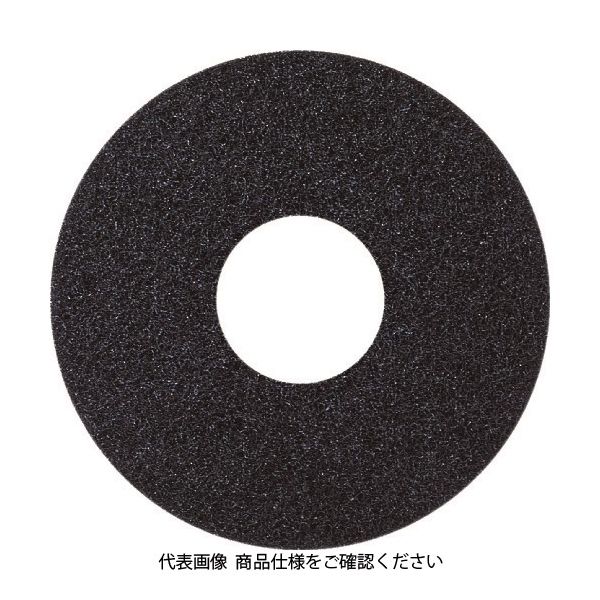 アマノ 自動床面洗浄機EG用パッド黒 20インチ HFV202100 1セット(5枚) 114-2097（直送品）