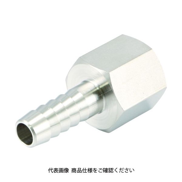 アソー ASOH SUS 内ねじホースニップル PT1/2×Φ12 HF-7412 1個 102-7293（直送品）