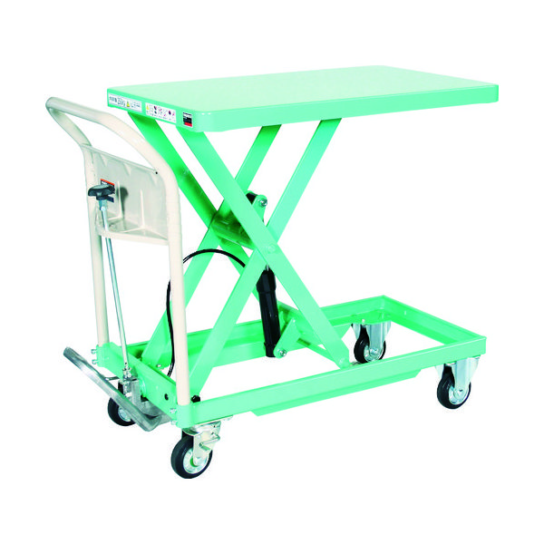 トラスコ中山 TRUSCO ハンドリフター 250kg 500X800 グリーン HLFA-S250G 1台 115-7835（直送品）