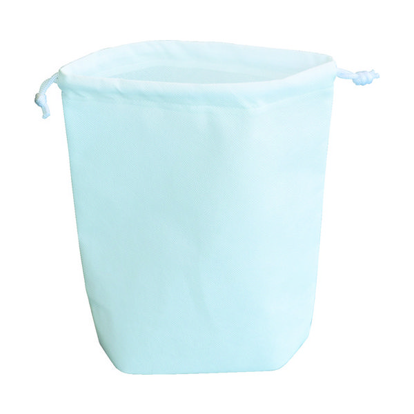 トラスコ中山 TRUSCO 不織布巾着袋 A4サイズ マチあり ホワイト 10枚入 HSA4-10-W 1袋(10枚) 116-4518（直送品）