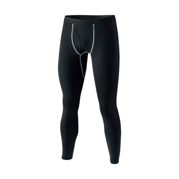 おたふく手袋 おたふく BTパワーストレッチ 前開きロングタイツ ブラック 3L JW-165-BK-3L 1着 102-4643（直送品）