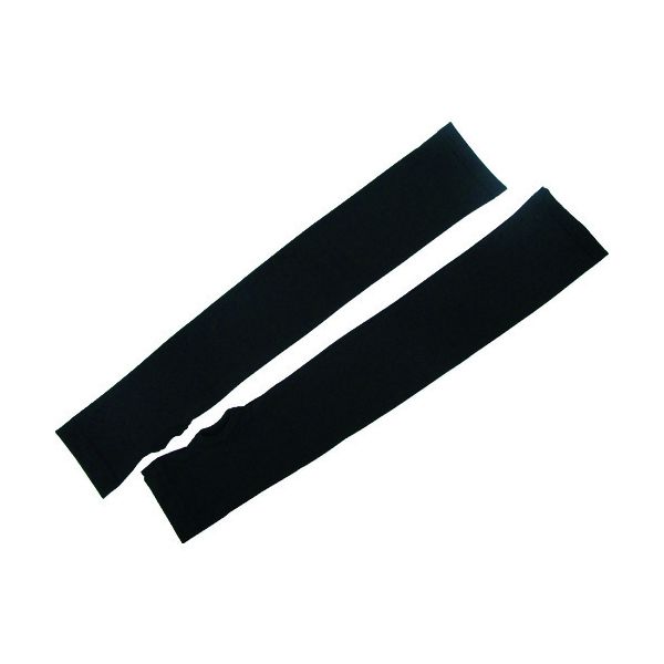 おたふく手袋 おたふく BT冷感 パワーストレッチ レディースアームカバー ブラック JW-617-BK 1双 102-7063（直送品）