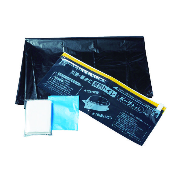 トラスコ中山 TRUSCO 持ち運び携帯トイレ 大・小兼用 3回分セット入 KTOIDS-3S 1セット(1個) 115-8434（直送品）
