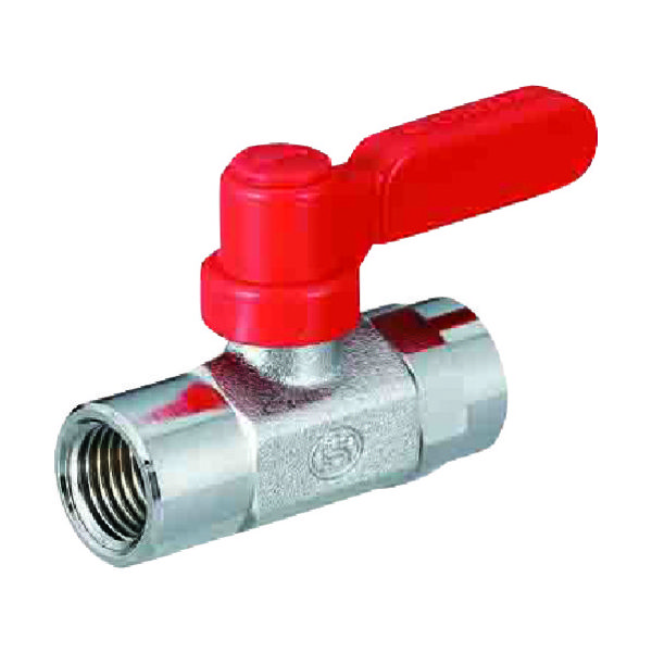 オンダ製作所 ボールバルブ フリーボールM1型Rタイプ(ロングハンドル) Rc1/4 × M1-08MLR 1個 116-1871（直送品）