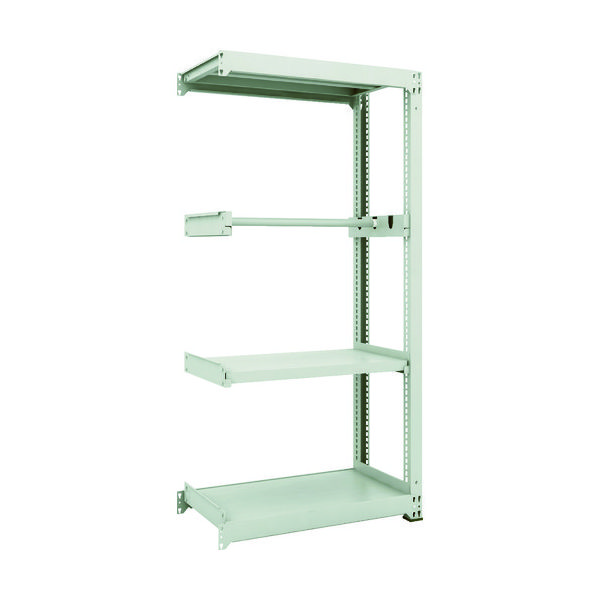 TRUSCO スチールラック M3型中量棚 W900XD471XH1800 パイプ1段 連結 M3-6353P1B 1台(1個)（直送品）