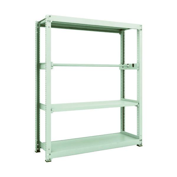 TRUSCO スチールラック M3型中量棚 W1500XD471XH1800 パイプ1段 単体 M3-6553P1 1台(1個)（直送品）