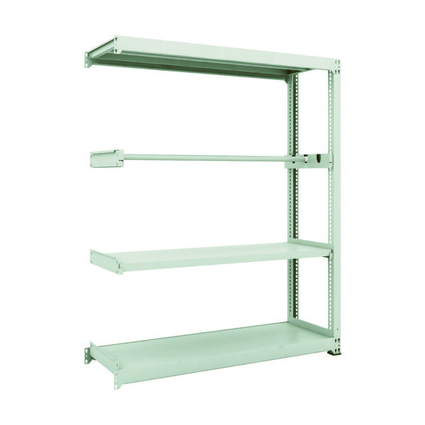 TRUSCO スチールラック M3型中量棚 W1500XD471XH1800 パイプ1段 連結 M3-6553P1B 1台(1個)（直送品）