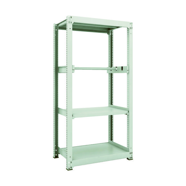 トラスコ中山 TRUSCO スチールラック M3型中量棚 W900XD571XH1800 パイプ1段 単体 M3-6363P1 1台(1個)（直送品）