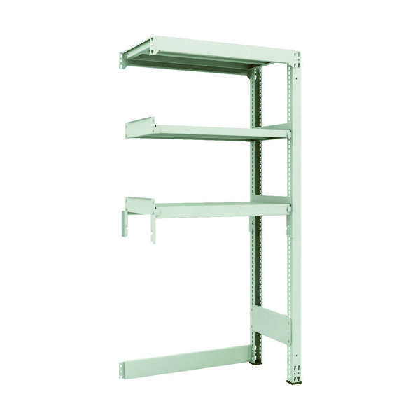 TRUSCO スチールラック M3型中量棚 下段開放型 W900XD471XH1800 3段 連結 M3-SB6353B 1セット(1台)（直送品）
