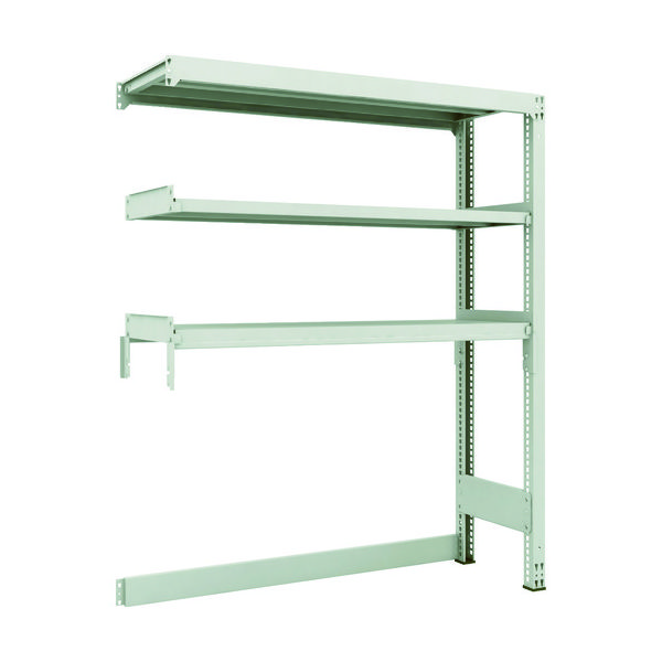 TRUSCO スチールラック M3型中量棚 下段開放型 W1500XD471XH1800 3段 連結 M3-SB6553B 1セット(1個)（直送品）