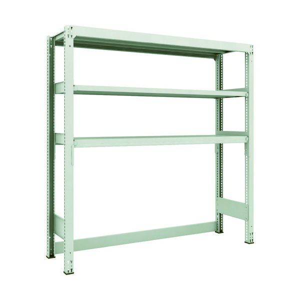 TRUSCO スチールラック M3型中量棚 下段開放型 W1800XD471XH1800 3段 単体 M3-SB6653 1セット(1台)（直送品）
