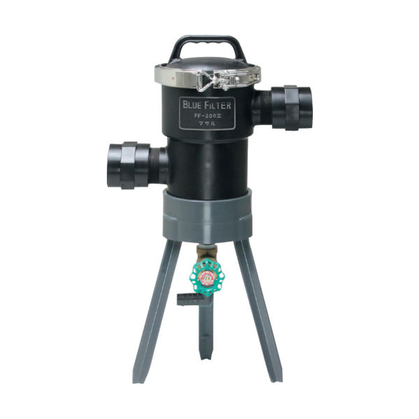 マサル工業 マサル ブルーフィルター PFー200型 低圧用 40φ 120メッシュ M4306 1個 124-0696（直送品）