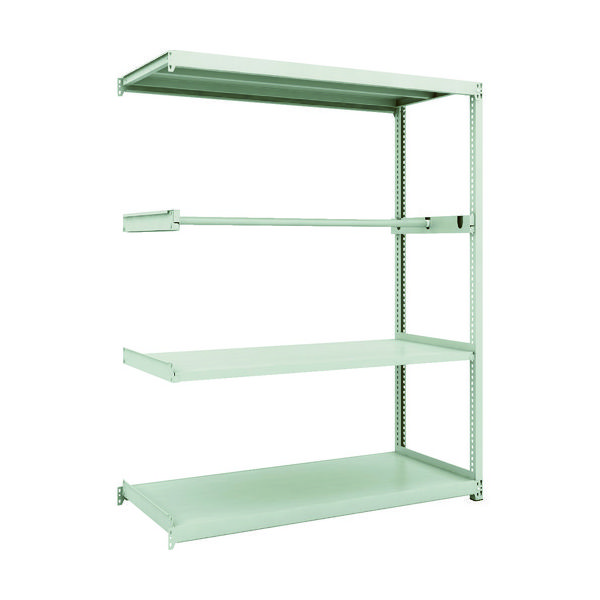 TRUSCO スチールラック M2型軽中量棚 1460X600XH1800 パイプ1段 連結 M2-6563P1B 1台(1個)（直送品）