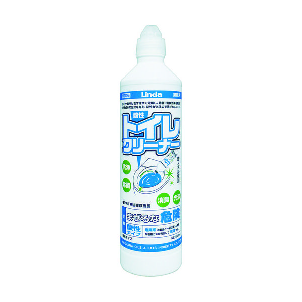 横浜油脂工業 Linda トイレクリーナー 800ml MD06 1個(1本) 114-1539（直送品）