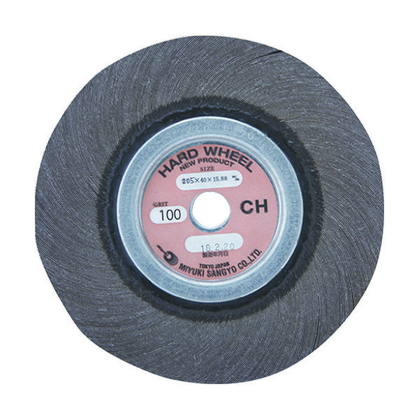 ミユキ ハードホイール X83-CH 205X25X15.88 100# MFWH205-25-15.88-100 114-1292（直送品）