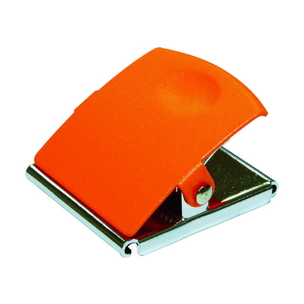 ミツヤ マグネットクリップ アルマジロ大 橙 M24767 MCA-L-OR 1個 115-7099（直送品）