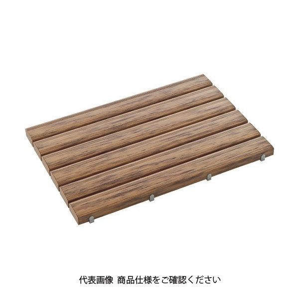 テラモト 抗菌安全スノコ(完成品)600×1800mm 木調 MR-093-345-9 1枚 114-1329（直送品）